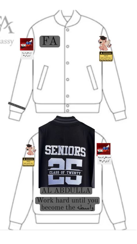 Senior Jacket Ideas, Sr 25, Senior Jackets, Jacket Ideas, Snap Streak