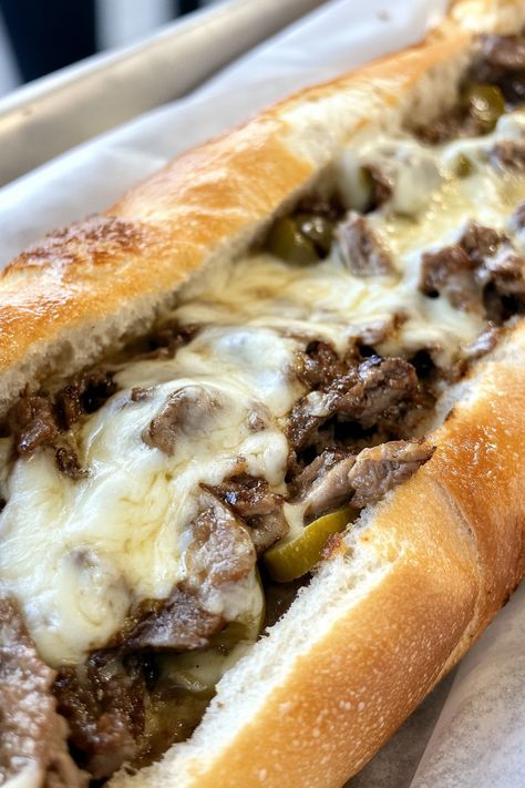 Homemade Philly Cheesesteak, Philly Cheesesteak Sandwiches, Cheesesteak Sandwiches, Cheesy Bread Recipe, Summer Sandwiches, Chicken Broccoli Rice Casserole, Cheesy Chicken Broccoli, Crowd Pleasing Recipes, Cheesy Bread