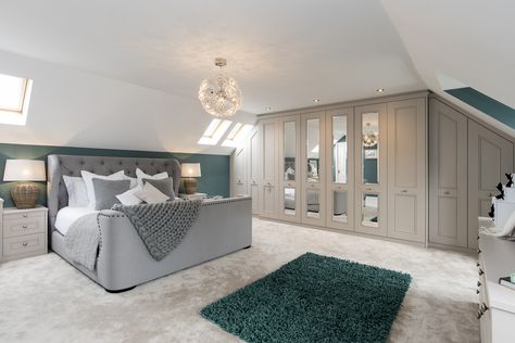 Bedroom Furniture Uk, Loft Conversion Bedroom, Fitted Wardrobe, Attic Bedroom Designs, Loft Storage, Fitted Bedrooms, Fitted Wardrobes, Loft Room, Wardrobe Furniture