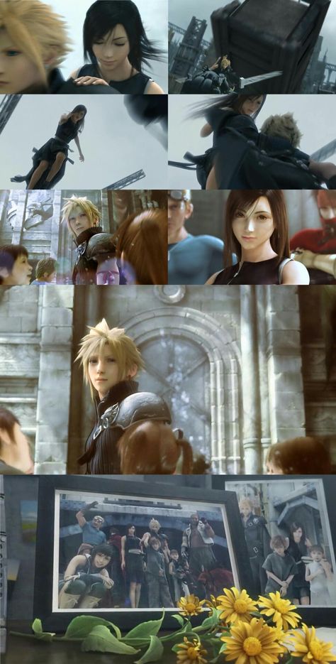 Cloud And Tifa Advent Children, Tifa Advent Children, Cloud Advent Children, Ff7 Advent Children, Cloud Strife Advent Children, Advent Children Cloud, Tifa Cloud, Ff7 Remake, Final Fantasy Cloud