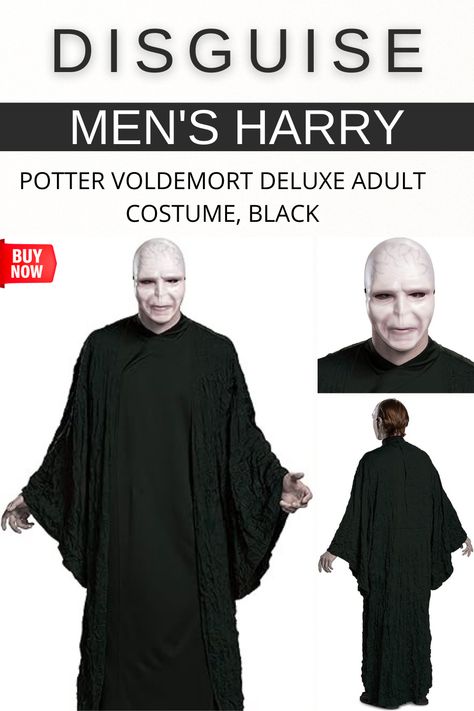 Embrace the dark magic with our Disguise Men's Harry Potter Voldemort Deluxe Adult Costume in Black! 🧙‍♂️⚡️ Step into the wizarding world as the Dark Lord himself with this officially licensed costume. The deluxe design features intricate details, capturing the essence of Voldemort's sinister presence. #VoldemortCostume #DarkLordStyle #HarryPotterMagic #WizardingWorldFashion #DeluxeDisguise #AdultCostumeFun #HalloweenSpell #SinisterChic #DressLikeVoldemort #WizardingWorldCosplay Lord Voldemort Costume, Voldemort Costume, Voldemort Funny, Funny Voldemort, Harry Potter Voldemort, Halloween Spells, Voldemort Over Dumbledore Grave Funny, Voldemort Meme, Harry Potter Magic