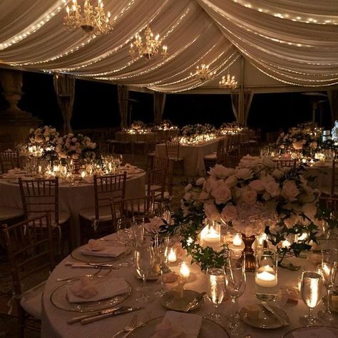 Wedding Tent Aesthetic, Aesthetic Wedding Venues Beach, Beach Wedding Marquee, Tent Decorating Ideas Wedding Reception, Wedding Inside Decorations, Tent Event Decor, Luxury Tent Wedding, Outdoor Tent Wedding Decorations, Inside Wedding Venues