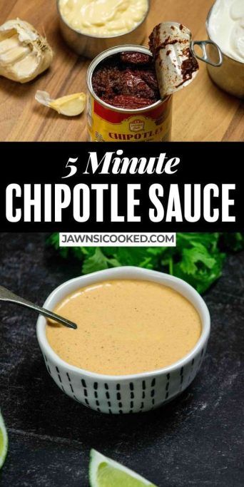 Chipotle Cream Sauce Pasta, How To Make Chipotle Sauce, Chipotle Taco Sauce, Homemade Chipotle Sauce, Chipotle Chips, Chipotle Sauce Recipe, Chipotle Cream Sauce, Chipotle Bowls, 5 Minute Recipe