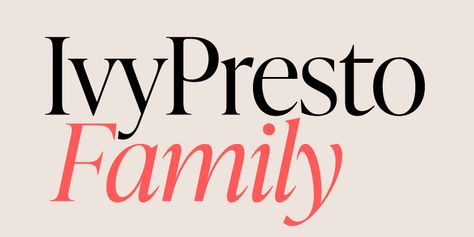 IvyPresto Display | Adobe Fonts Best Serif Fonts, Adobe Fonts, Font Creator, Text Types, Punctuation Marks, Web Project, Font Pairing, Publication Design, Typeface Design