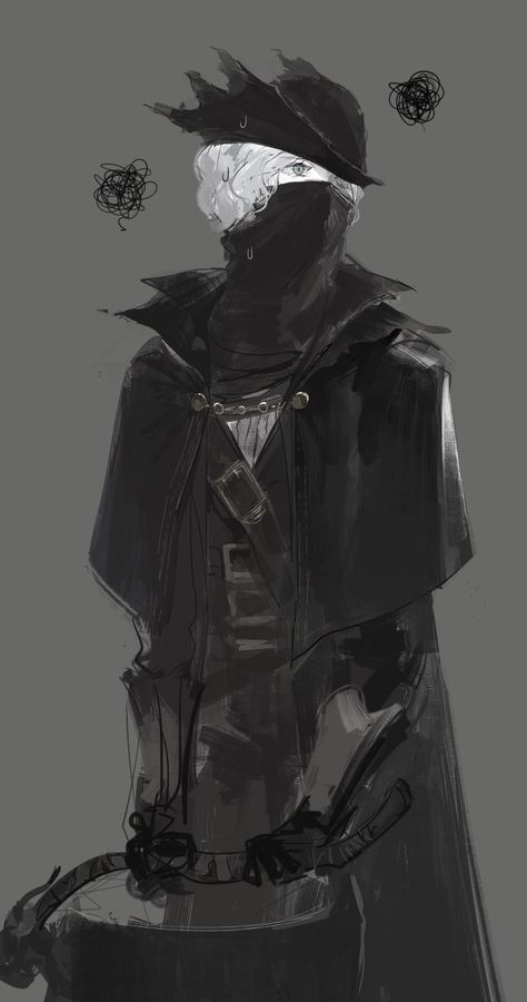 Bloodborne Hunter Oc, Bloodborne Hunter Art, Female Hunter Art, Bloodborne Art Hunters, Bloodborne Outfits, Bloodborne Oc, Bloodborne Characters, Dark Souls Artwork, Software Art