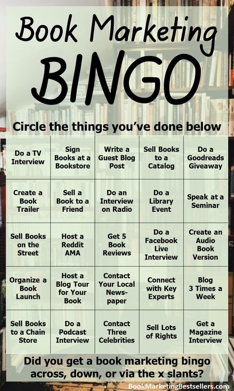 Are you doing enough to market your books? You can find your answer below. How many of these book marketing activities have you done for your most important book? Do you score a bingo on this Book Marketing Bingo card? How To Market Your Book, Book Marketing Ideas, Book Launch Ideas, Book Swag, Marketing Books, Marketing Activities, Writing Childrens Books, Author Marketing, Creative Writing Classes