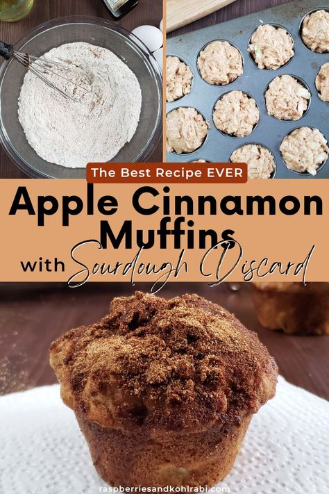 Enjoy the cozy goodness of our Apple Cinnamon Muffins, made with sourdough discard. Moist, flavorful, and perfect for breakfast or a snack. Apple Cinnamon Sourdough Muffins, Sourdough Discard Apple Muffins, Sourdough Discard Apple Cinnamon Muffins, Sourdough Apple Cinnamon Muffins, Sourdough Apple Muffins, Cinnamon Muffins Easy, Apple Walnut Muffins, Apple Oat Muffins, Apple Pie Muffins