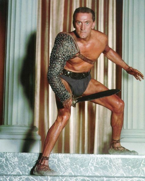 Kirk Douglas... Spartacus (1960) Spartacus Movie, Stanley Kubrick Photography, Kubrick Photography, Spartacus 1960, Cameron Douglas, Thorn Birds, Best Actor Oscar, The Thorn Birds, Jean Simmons