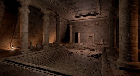 Ancient Egypt Tomb Kit - is a modular environment set designed to quickly create different interior scenes in the ancient Egypt setting. Egypt Tomb, Egyptian Tomb, Life In Ancient Egypt, Cairo City, Ancient Egyptian Tombs, Anime Egyptian, Black Pyramid, Ancient Tomb, 3d Architectural Visualization