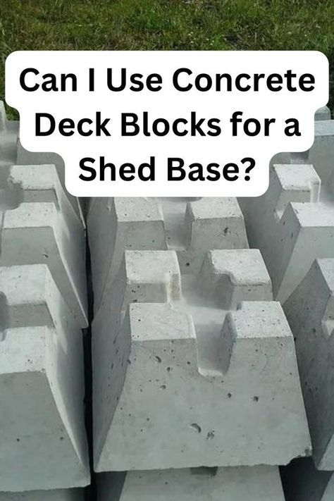 Discover if Concrete Deck Blocks are the Perfect Foundation for Your Shed! 🔼🔼 Click link Above 🔼🔼 Learn how to create a sturdy base for your shed with concrete blocks. #ShedBase #DIY #ConcreteBlocks #BackyardProjects #HomeImprovementTips #OutdoorLiving Cinder Block Shed Foundation, Shed Base Foundation, Shed Base Ideas Foundation, Shed Foundation Ideas, Concrete Blocks Diy, Concrete Base For Shed, Cinder Block Foundation, Concrete Deck Blocks, Deck Blocks