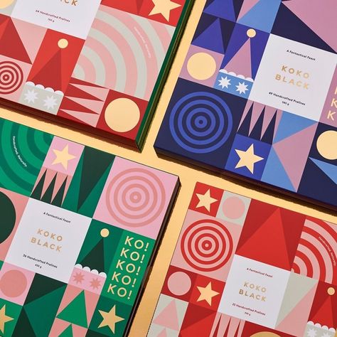 For Koko Black, we captured the madness of its Silly Season campaign across every touchpoint, including packaging and storytelling. Using… | Instagram Holiday Packaging Design, Christmas Packaging Design, Koko Black, Packaging Design Trends, Christmas Campaign, Holiday Campaign, 카드 디자인, Gift Wrapper, Box Packaging Design