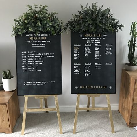 Peg board table plan and welcome board that I created for our wedding. Wedding Pegboard, Wedding Boards, Table Assignments, Board Table, Welcome Board, Welcome Boards, Board Wedding, Table Plan, Seating Plan