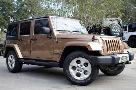 2015 Jeep Wrangler Unlimited Sahara ** Copper Brown Pearl Coat ** Jeep Wrangler Sand Color, Brown Jeep, Brown Jeep Wrangler, Brown Car, Jeep Wrangler Tan, Brown Jeep Aesthetic, Black Jeep Wrangler Sahara, Jeep Wrangler Sahara Unlimited 2021, White Jeep Wrangler