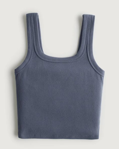 Square Neck Tops, Comfy School Outfits, Hollister Tank Tops, Beachy Outfits, Fashion Journals, Casual Preppy Outfits, Trendy Outfits For Teens, School Style, Cute Preppy Outfits