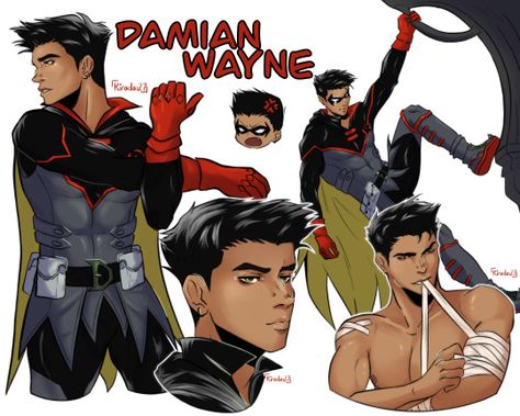 Choose Your Character Edit Overlay, Damien Wayne Fanart, Damian Wayne Batman, Spirit Fanfic, Hiro Big Hero 6, Robin Comics, Teen Titans Fanart, Wayne Family, Dc Comics Heroes