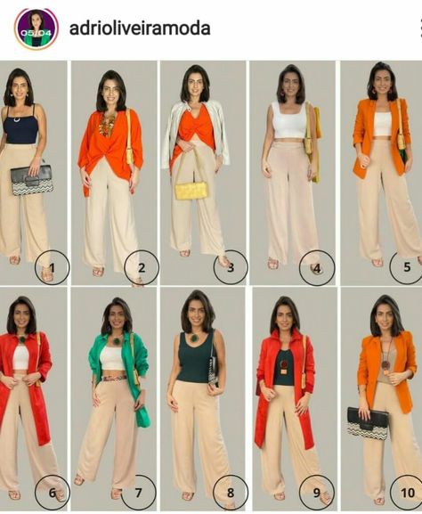 Pantalon Color Beige Outfit, Beige Combination Outfit, Outfit Pantalon Beige Mujer, Nude Outfits, Fashion Words, Color Combinations For Clothes, Jeans Beige, Beige Outfit, Stylish Work Attire