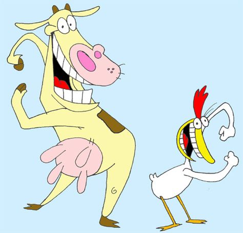 Cow and Chicken Cow And Chicken Wallpaper, Cow And Chicken, Chicken Tattoo, Old Cartoon Network, Old Cartoon Shows, Cartoon N, Classic Cartoon Characters, 90s Cartoons, Saturday Morning Cartoons