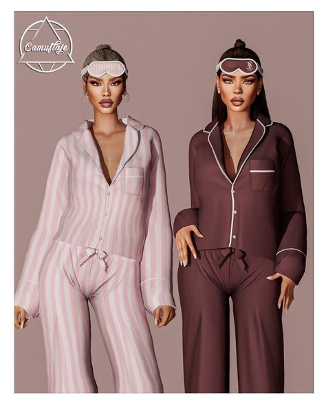 Victoria's Secret Sleepwear Collection (Pajama Set & Robe) | Patreon Sims 4 Cute Pajamas, Sims Pyjama Cc, Sims 4 Cc Clothes Sleepwear Patreon, Sims 4 Cc Women Pjs, Sims 4 Short Hair Patreon, Sims 4 Female Pjs, Sims 4 Cc Patreon New, Pjs Cc Sims 4, Sims 4 Silk Pajamas