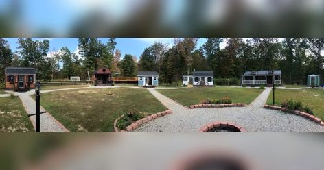 tiny home compound - Google Search Family Village Plans, House Compound, Compound House, Multigenerational House Plans, Multigenerational House, Small Home Plan, Family Compound, Tiny House Village, Tiny House Community