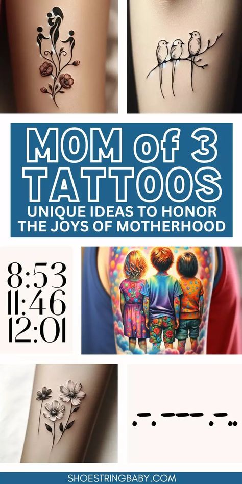 20+ Mom of Three Tattoo Ideas | shoestring baby Mother 3 Daughters Tattoos, Mother Of 3 Tattoo Ideas Unique, 3 Daughters Tattoo For Mom, Stepmom Tattoo Ideas, 3 Kid Tattoos For Moms, Mom And Kids Tattoo, Mother Tree Tattoo, Mom And Two Daughter Tattoos, Mother And Two Daughters Tattoo