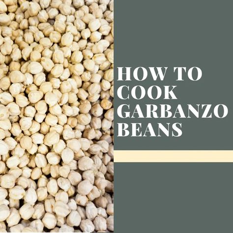 Cook Garbanzo Beans, Garbonzo Beans, Roasted Garbanzo Beans, Garbanzo Bean Recipes, Garlic Chickpeas, Cooking Garbanzo Beans, Beans From Scratch, Beans In Crockpot, How To Cook Beans