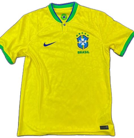 Nike Football Kits, Brazil Home, Qatar World Cup 2022, Brazil Shirt, Qatar World Cup, Nike Football, World Cup 2022, Football Kits, Sports Shirts