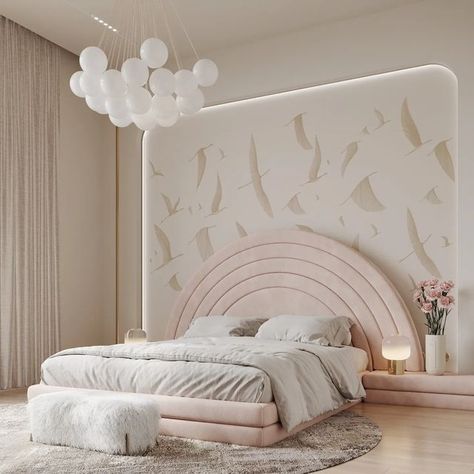 Tawazon Architects, Yasmeen Wassim, Modern Girls Rooms, Luxury Baby Room, Dubai Design, Girls Room Design, Kids Room Interior Design, Sophisticated Bedroom, Luxury Bedroom Decor