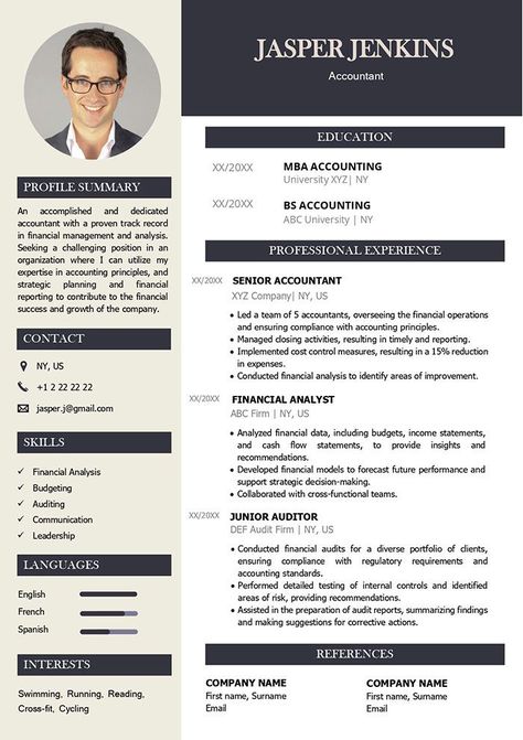 resume tips Free Resume Template Download Editable, Resume Template Free Downloadable Word, Accountant Cv, Professional Summary For Resume, Resume Template Free Downloadable, Cv Models, Resume Summary Statement, Professional Resume Format, Professional Summary