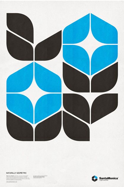 Mark Brooks Graphik Design   http://www.markbrooksgraphikdesign.com/work/santamonica-lw/#15 Mark Brooks, Nice Poster, Lotus Logo, Poster Inspiration, 타이포그래피 포스터 디자인, Geometric Flower, Design Graphique, 로고 디자인, Santa Monica