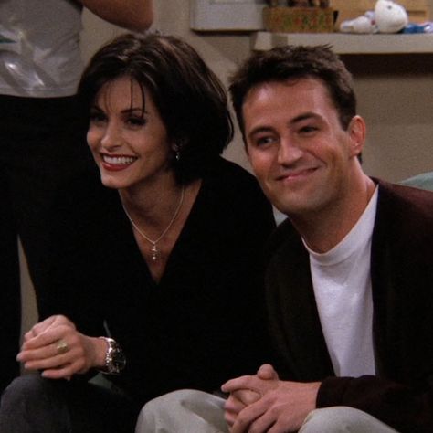 Monica and Chandler: Friends’ Best Couple Friends Mondler, Silly Little Guy, Monica Chandler, Chandler Friends, Friends Best Moments, Monica And Chandler, Friends Scenes, Tv Show Couples, Best Of Friends