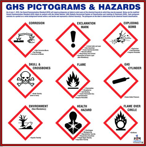 GHS Pictogram | OSHA Safety Poster for Workplace Safety Signs And Symbols, Health And Safety Poster, Safety Slogans, Montessori Science, Chemical Safety, Hazard Sign, Border Background, Safety Posters, Hand Signals