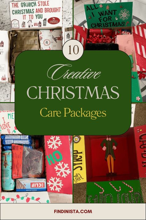 This holiday season, send your loved ones a care package that they're sure to love! Our list of creative Christmas care packages are perfect for college students, faraway relatives, deployed servicemen and more! Christmas Package Ideas, Christmas Care Package Ideas, Holiday Care Package, Gifts For Older Women, Christmas Care Package, Halloween Care Packages, Fall Gift Baskets, Care Package Ideas, 40th Wedding Anniversary Gifts