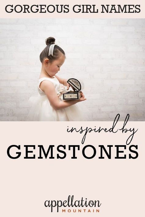 Gorgeous, glittering, meaning-rich gemstone names for our daughters. From popular Ruby to rare Olivine, there's a sparkler for every style. #girlnames #babynames #namingbaby #appellationmountain Names For Girls, Japanese Names, Sparkle And Shine, Greek Words, Topaz Gemstone, Girl Names, Baby Names, Shades Of Green