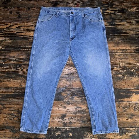 I just added a new item to eBay, Rustler Men's Size 42x30 Tapered Leg Medium Wash Blue Denim Jeans Workwear Pants! #eBay #eBaySeller https://ebay.us/LCqUBE Workwear Pants, Pants Design, Blue Denim Jeans, Ebay Seller, New Item, Tapered Legs, Blue Denim, Denim Jeans, Work Wear