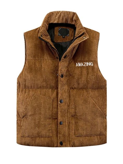 Corduroy Vest, Clothing Wardrobe, Men Jackets, Men's Coats & Jackets, Shein Style, Aesthetic Design, Vest Dress, Mens Coats, Vest Jacket