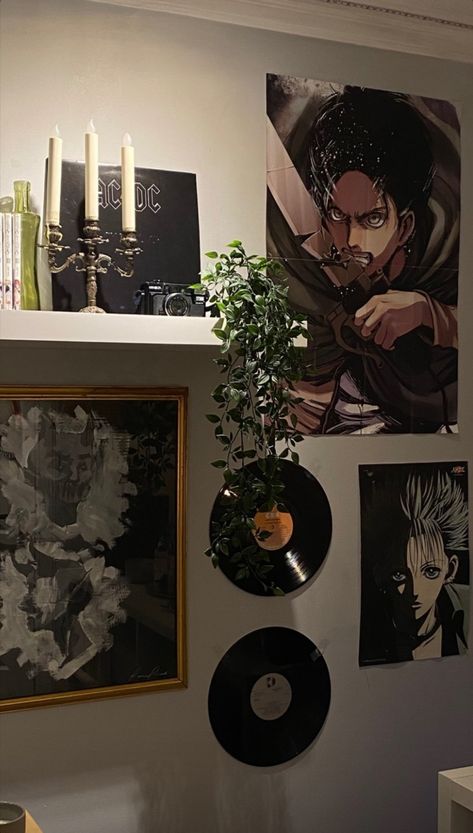 Grunge Room, Anime Room, Room Deco, Indie Room, Redecorate Bedroom, Aesthetic Rooms, Pretty Room, Dreamy Room, Room Design Bedroom