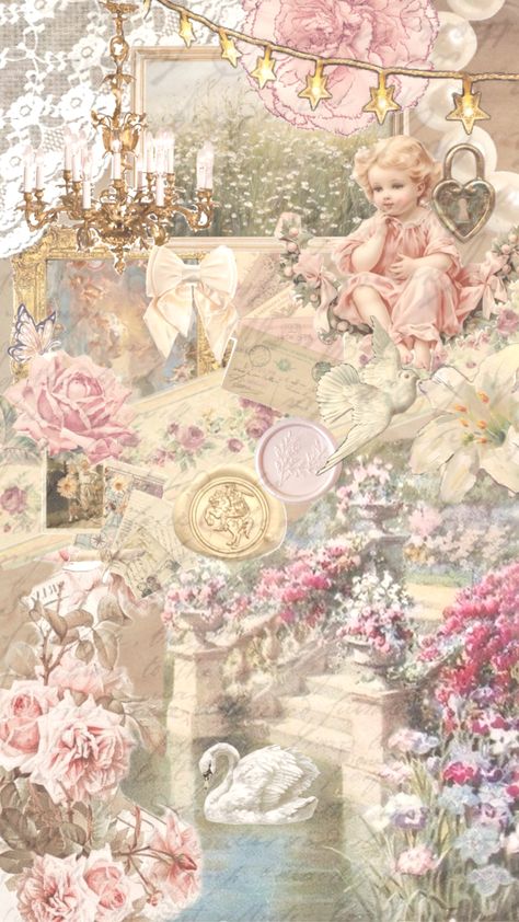 #pink #aesthetic #collageart #fyp Pink Fairy Background, Fairy Background, Pink Cottagecore, Pretty Wallpaper Ipad, Wallpaper Notebook, Cute Summer Wallpapers, Ethereal Aesthetic, Pink Fairy, Disney Collage