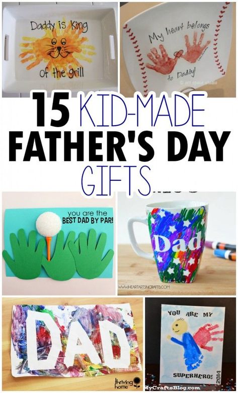 15 Kid-Made Father's Day Crafts Sharpie Mugs, Thumbprint Art, Fathers Day Gifts Ideas, Fathers Day Art, Father's Day Activities, Toddler Stuff, Folding Origami, Baby Activities, Diy Father's Day Gifts