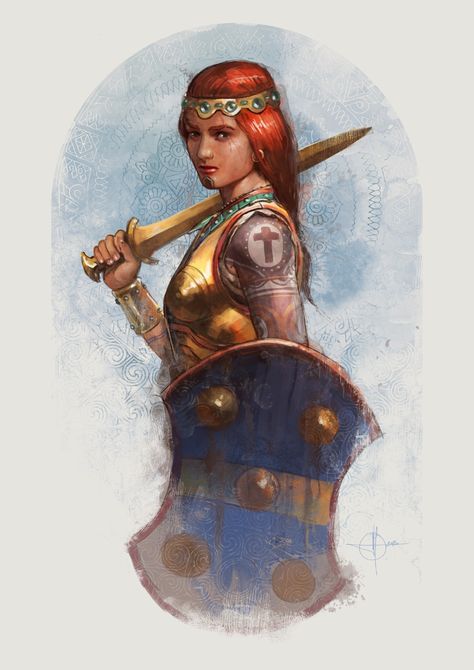 ArtStation - Vasana , Loïc Muzy Runequest Glorantha Art, Warriors Illustration, Female Warriors, Panther Art, Fantasy Witch, Assassins Creed Art, Fiction Idea, Fantasy Artist, Fantasy Warrior