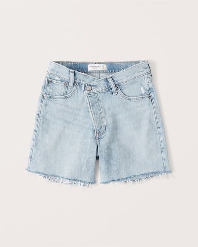 Women's High Rise Dad Shorts | Women's Bottoms | Abercrombie.com Dad Shorts, Women's Bottoms, American Clothing, Abercrombie Kids, American Apparel, Bra Sizes, Abercrombie Fitch, Crossover, Womens Bottoms