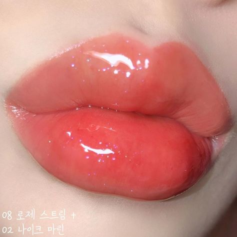 Pink Lip Aesthetic, Plump Lips Makeup, Lips Aesthetic, Plump Lips Naturally, Lip Art Makeup, Classy Makeup, Perfect Nose, Plump Lips, Korean Eye Makeup