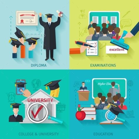 Higher Education Flat Set Higher Education Design, Higher Education Marketing, Dollar Photo, Secondary Research, Primary Research, Photo Club, Swot Analysis, Competitor Analysis, Education Design