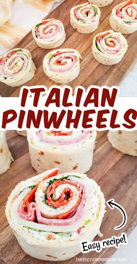 Italian Pinwheels, Croissant Sandwiches, Pinwheel Sandwiches, Pinwheels Recipe, Pinwheel Appetizers, Pinwheel Recipes, Lake Food Ideas Summer, Food Ideas Summer, Lake Food Ideas