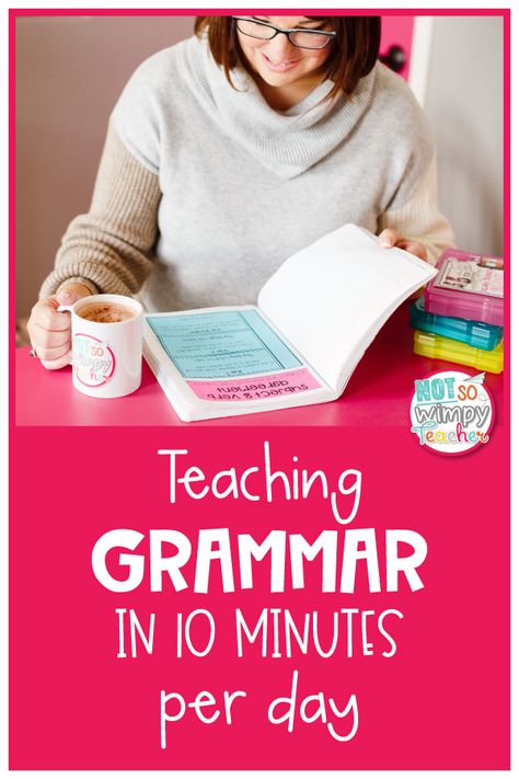 How do you teach grammar? Check out this simple routine that will allow you to teach grammar in just 10 minutes per day. Not So Wimpy Teacher, Articles Grammar, Proper Punctuation, How To Teach Grammar, Personal Narrative Writing, Simple Routine, Middle School Counseling, Grammar Check, Grammar For Kids