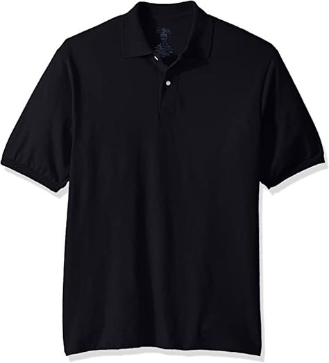 Big Guys, Black Polo, Polo Sport, Long Sleeve Jersey, Sport Shirt, Amazon Com, Trending Tshirts, Short Sleeve Polo, Sports Shirts