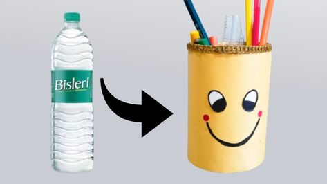 Best way to make Pen-Pencil Holder Stand From Plastic Bottle at home step by step tutorial | DIY Easy Pen stand craft ideas | Best Out Of Waste Ideas #Best #paper #PlasticBottle #Craft #penpencilholder #penpencilstand #bestoutofwasteidea #art #artncraftroom How To Make Pen Stand With Bottle, Bottle Pen Stand Diy, How To Make Pen Stand At Home, Best Out Of Waste Pen Stand, Pencil Stand Craft, Pen Stand Ideas Handmade, Pen Stand Craft, Pen Stand Diy, Best Out Of Waste Ideas