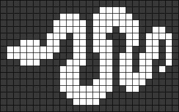 Monochrome Alpha Pattern, Snake Pixel Art Grid, Crochet Alpha Patterns Free, Tapestry Crochet 2 Colors, Snake Alpha Pattern, Alpha Patterns Simple, Goth Alpha Pattern, Snake Pixel Art, Easy Alpha Bracelet Patterns