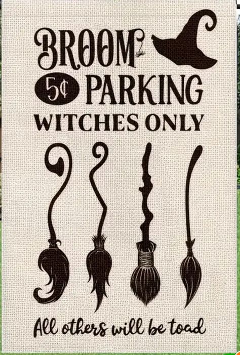 Broom Parking, Poster Cafe, Halloween Brooms, Metal Printing, Fall Halloween Crafts, Kitchen Posters, Halloween Images, Retro Illustration, Metal Wall Art Decor