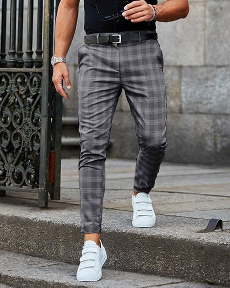 Chino Joggers, Plaid Dress Pants, Zipper Pants, Mens Chinos, Chino Trousers, Type Of Pants, Green And Khaki, Grey Khakis, Plaid Dress