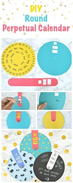 DIY round perpetual calendar Pagan Preschool, Perpetual Calendar Diy, Preschool Calendar, Creative Calendar, Free Silhouette Cut Files, Calendar Craft, Idee Cricut, Diy Calendar, Calendar Templates